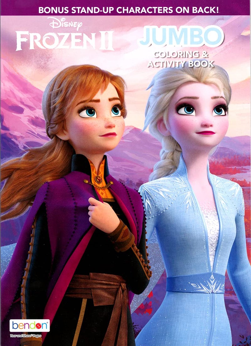 Disney Studios Disney Frozen 2 Coloring Book & Stickers Activity Deluxe Set - Image 2